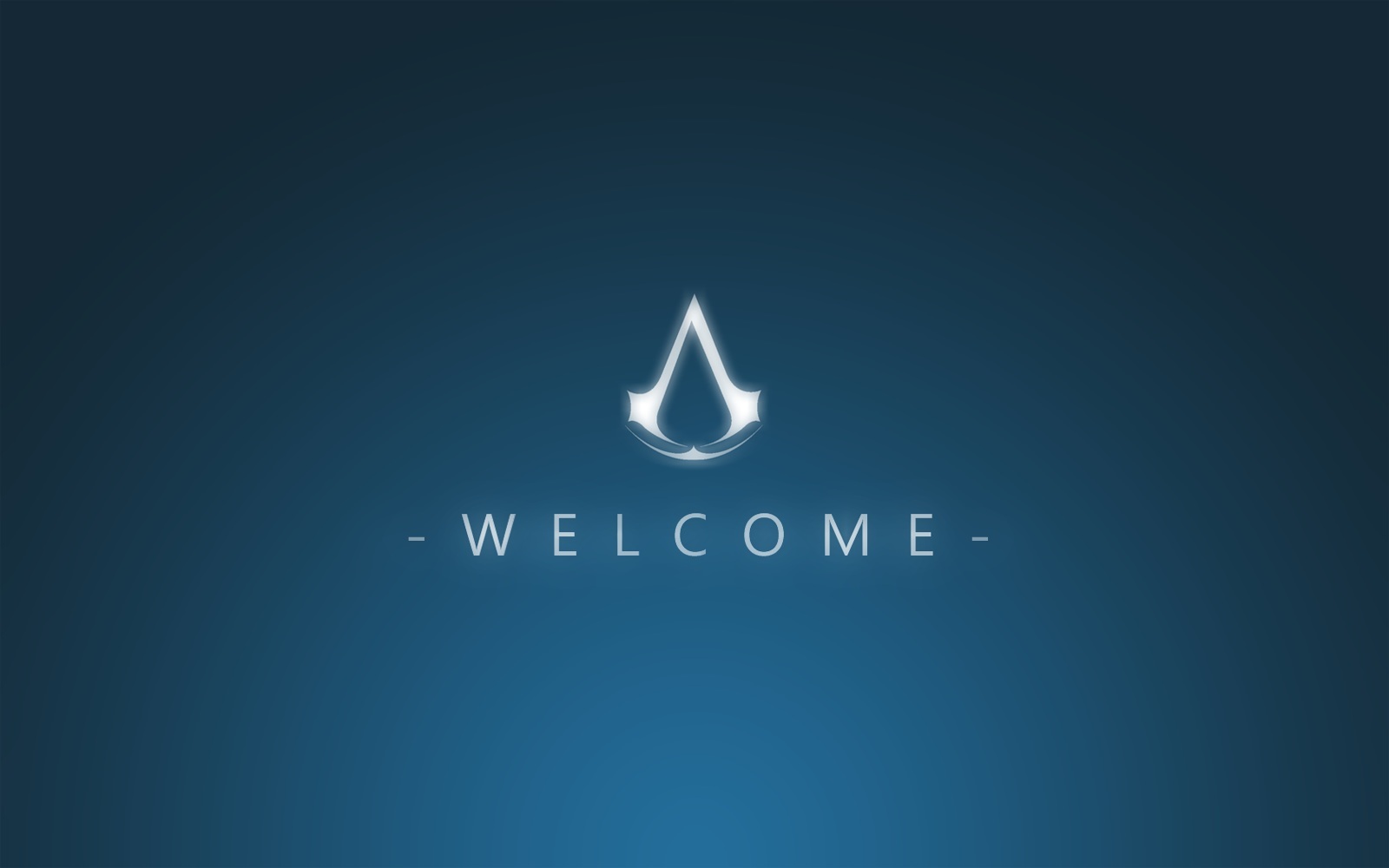 Assassin's Creed welcome screen