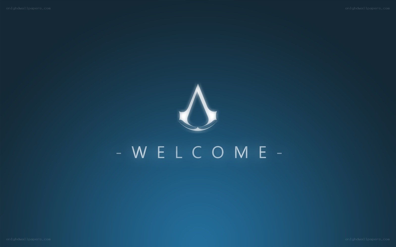 Assassin's Creed welcome screen