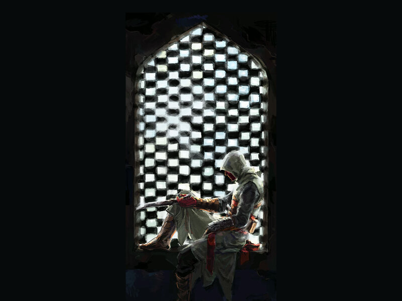 Assassin Sitting by Window