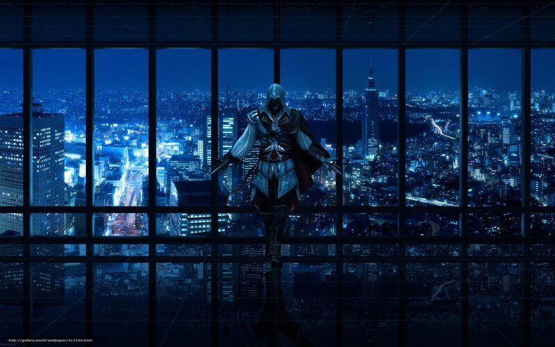 Assassin Standing in Window