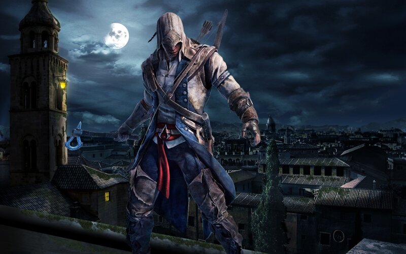 Assassin with Axe and Bow
