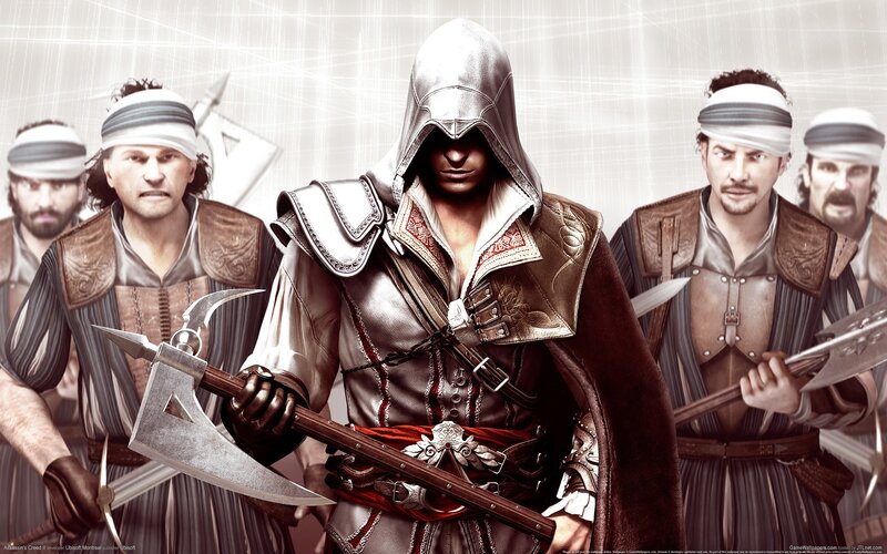 Assassin with Axe — Brown, Dramatic