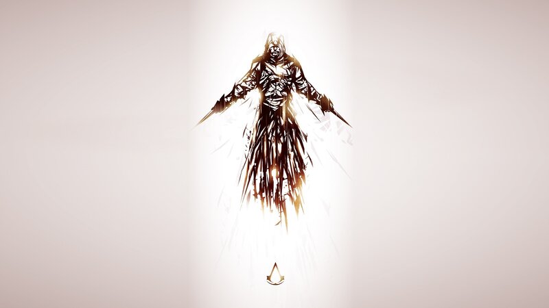 Assassin with Dual Blades — White