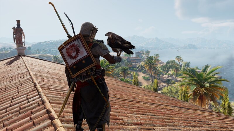 Assassin with Falcon — Brown