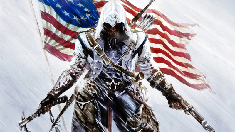 Assassin with Flag