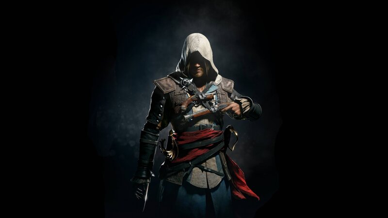 Assassin with Gun and Blade