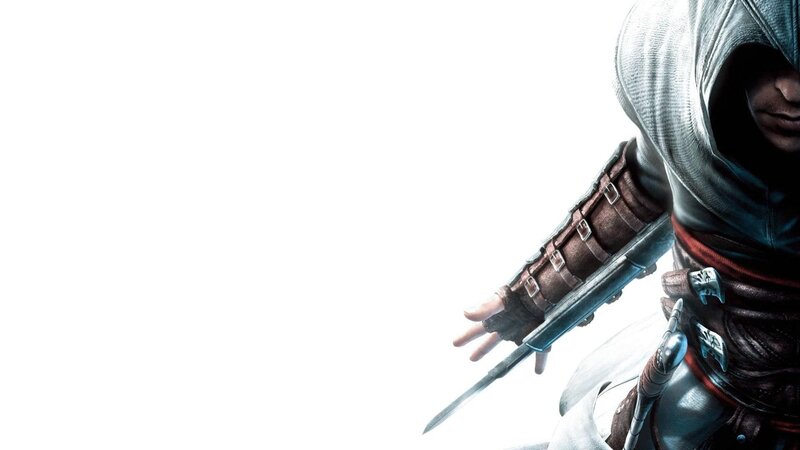 Assassin with Hidden Blade — White