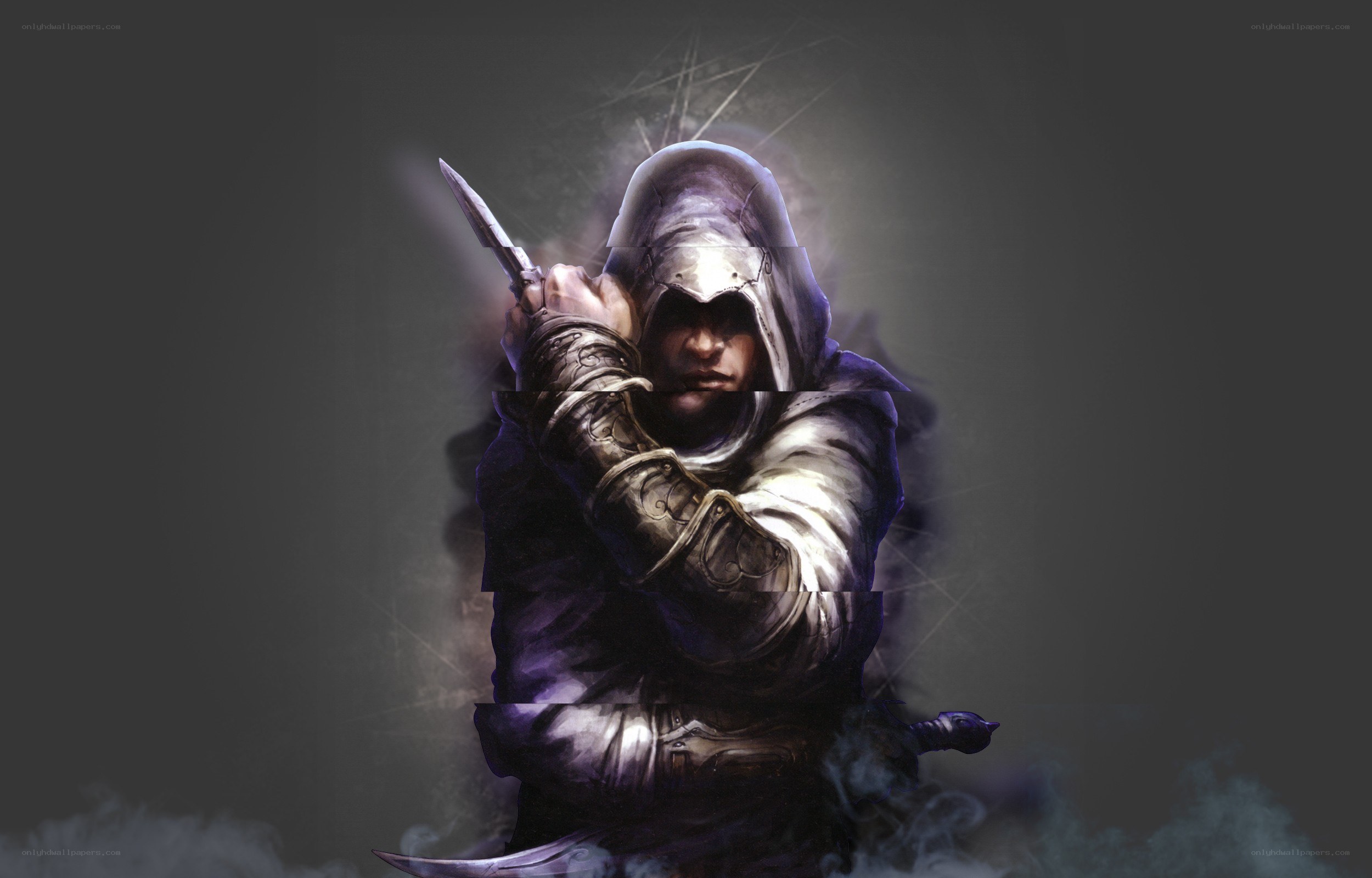 assassin with hidden blade