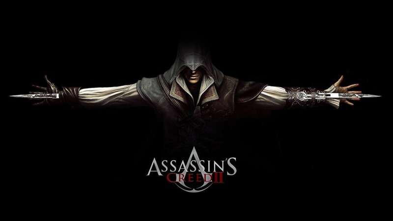 Assassin with Hidden Blades — Black, Dramatic, Digital Art, Hidden Blades