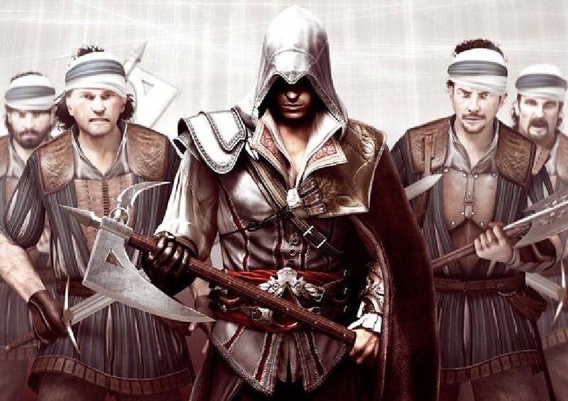 Assassin with Soldiers
