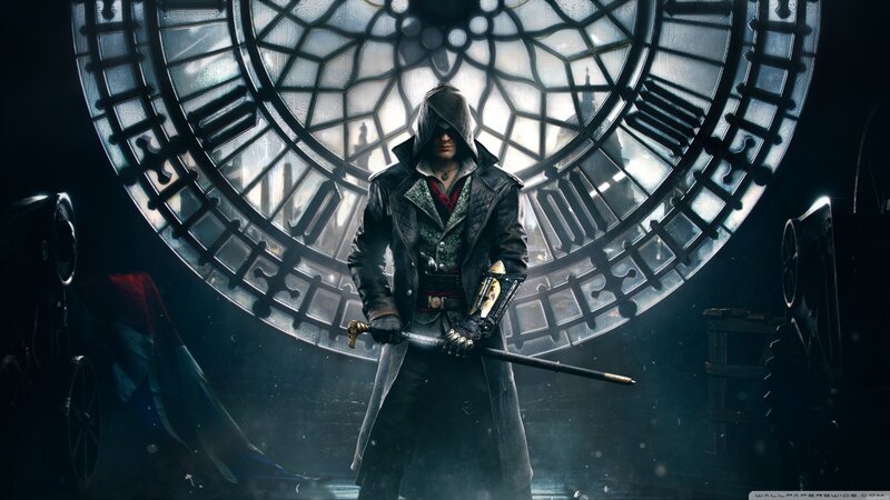 Assassin with Sword — Black, Dramatic, Night, Digital Art