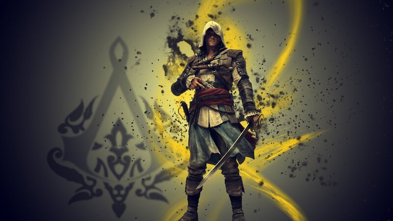 Assassin with Sword — Yellow