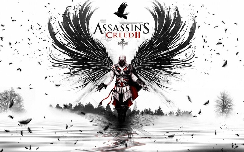 Assassin with Wings — Black, Dramatic