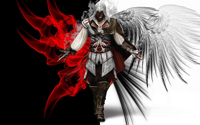 Assassin with Wings — Black