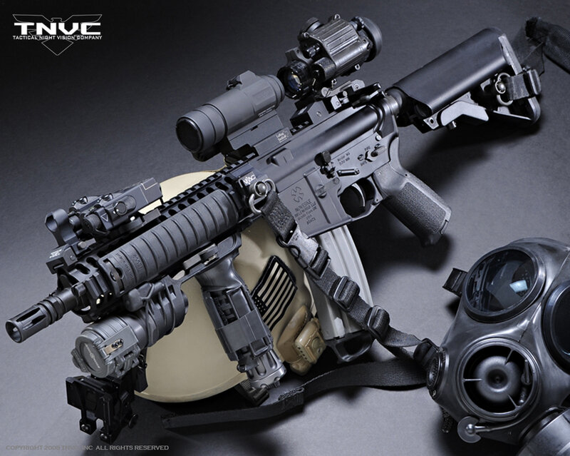 Assault Rifle with Accessories — Black