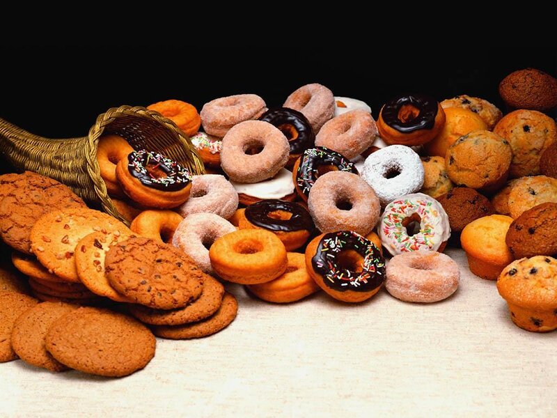 Assorted Baked Goods — Brown, Abundant, Photograph, Donuts, Cookies