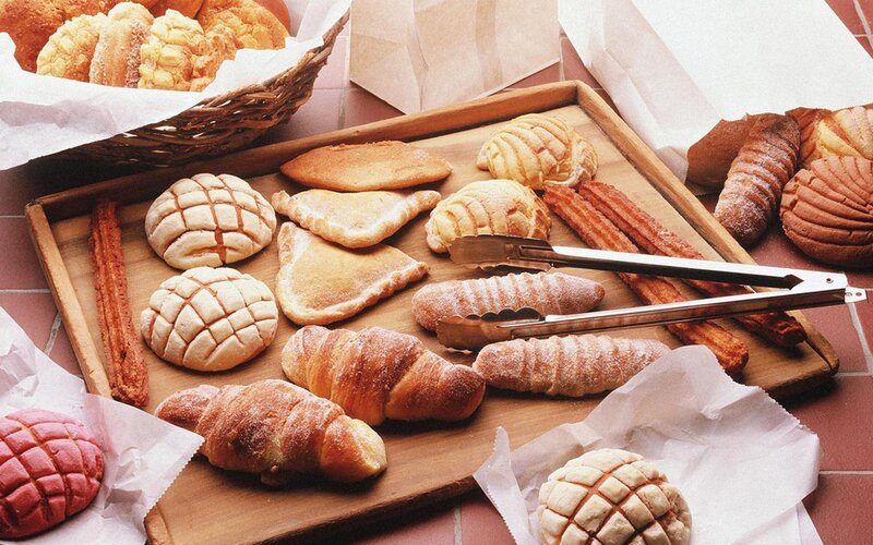 Assorted Baked Pastries — Brown