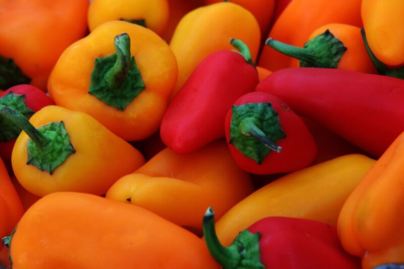 Assorted Bell Peppers — Red, Vibrant