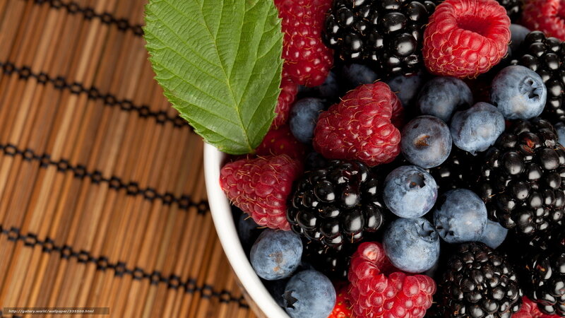 assorted berries in a bowl