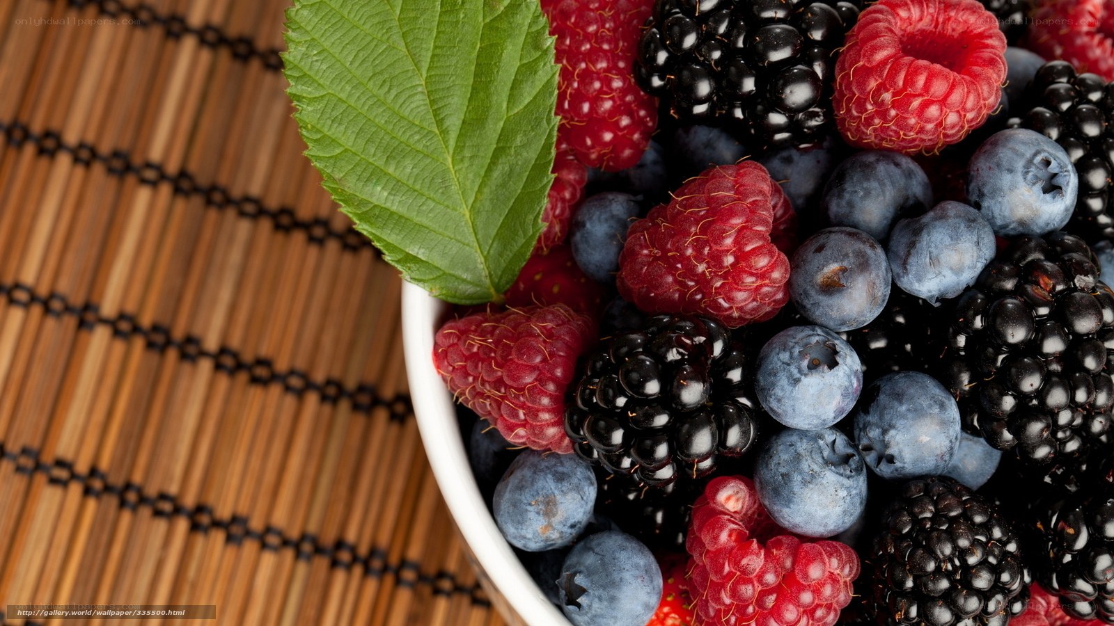 assorted berries in a bowl