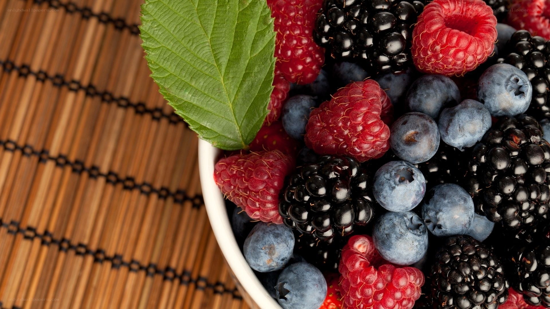 assorted berries in a bowl