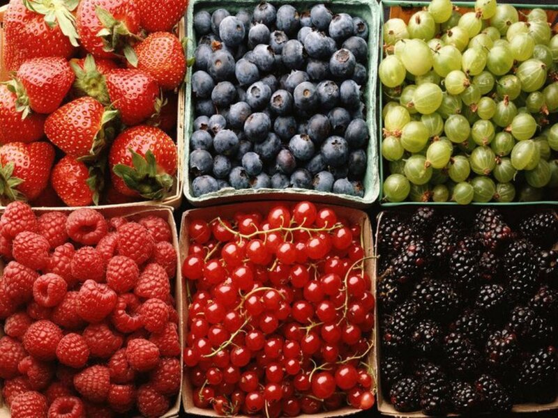 Assorted Berries in Boxes