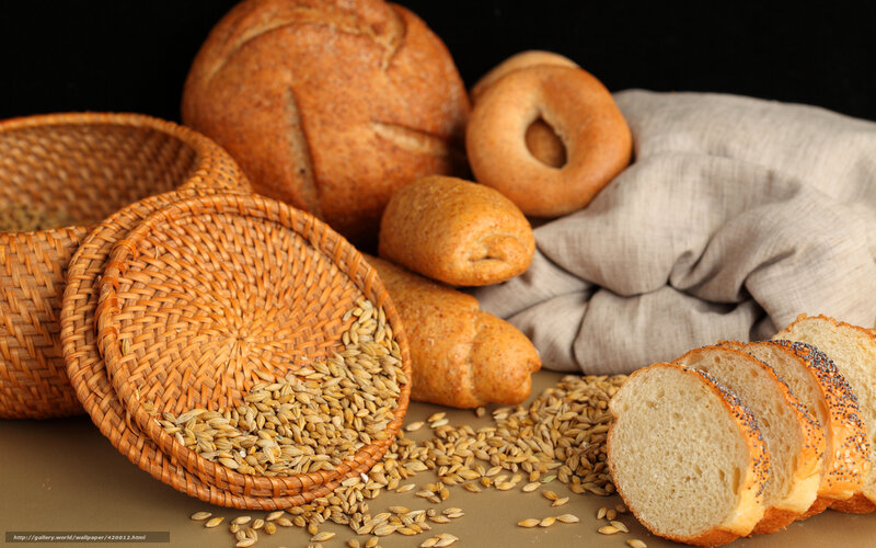 Assorted Bread and Grains