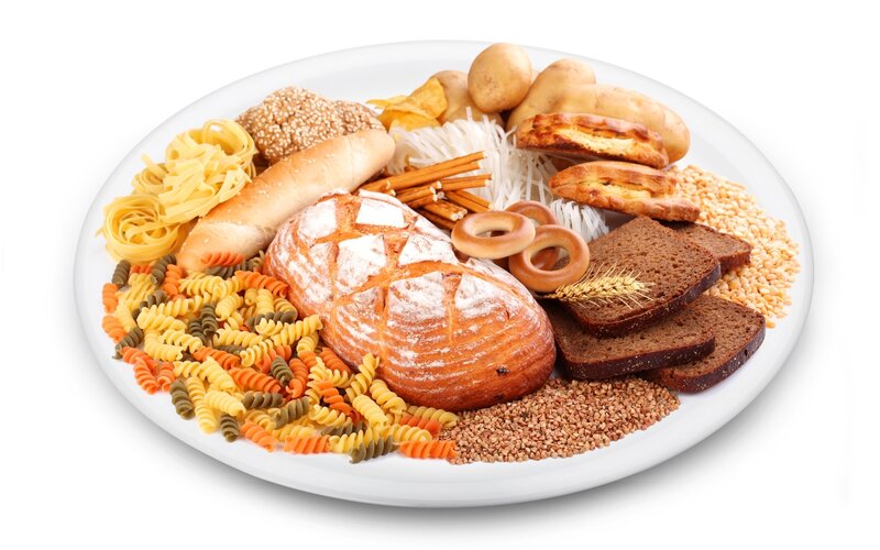 assorted bread and pasta