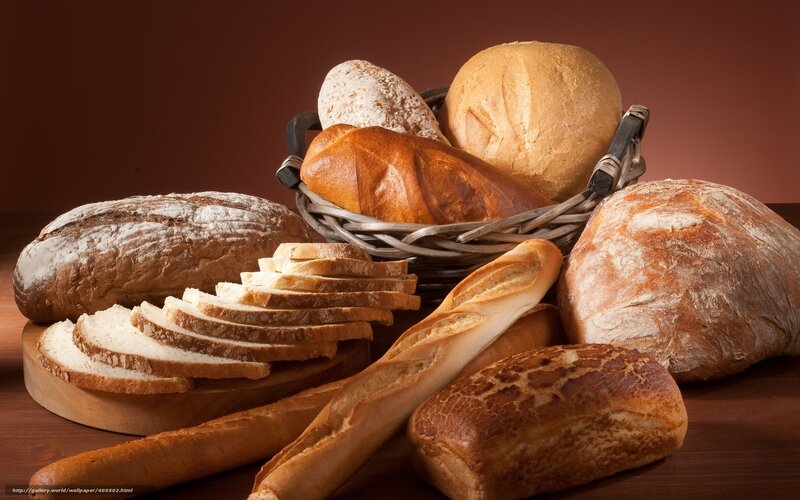 Assorted Bread Loaves — Brown, Warm, Photograph, Basket, Sliced Bread