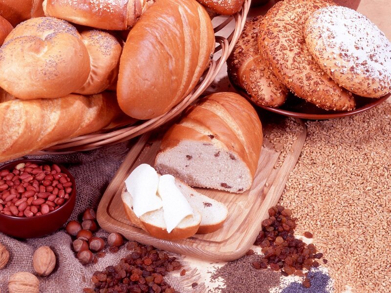 Assorted Breads and Grains — Brown, Appetizing
