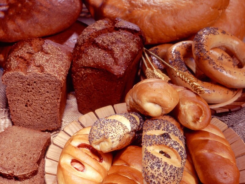 Assorted Breads and Pastries — Brown, Appetizing