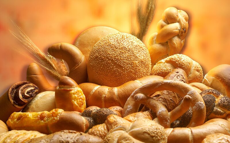 Assorted Breads and Pastries — Golden
