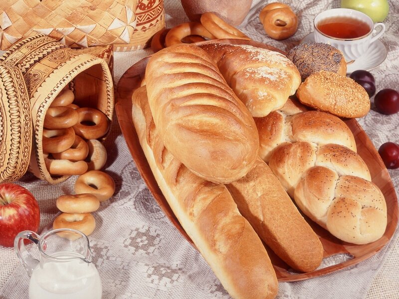 Assorted Breads on Tray