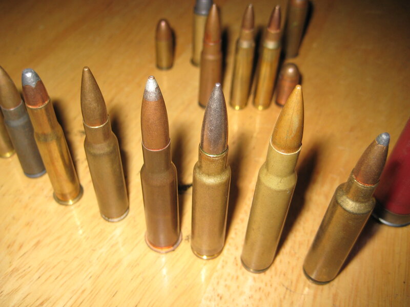 Assorted Bullets on Table