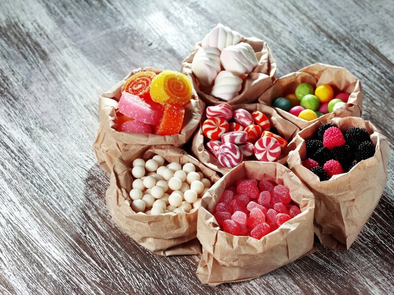 Assorted Candies in Bags