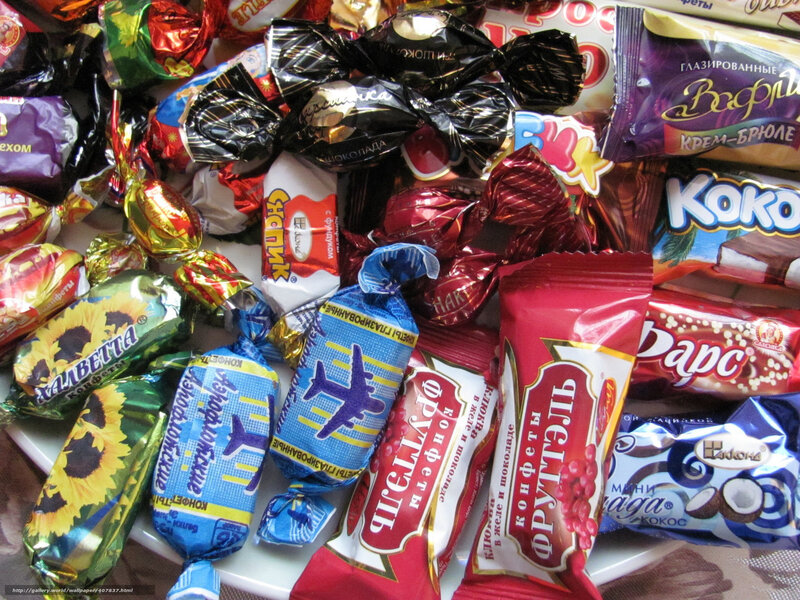 Assorted Candies on Plate