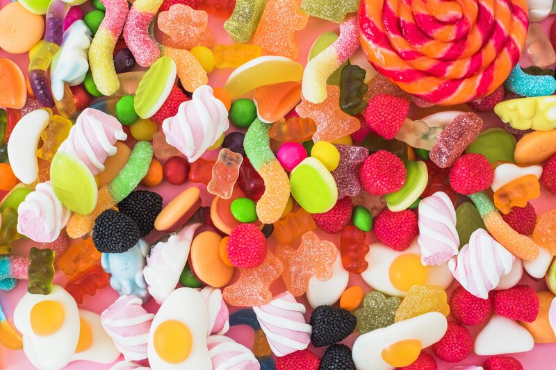 Assorted Candies — Pink