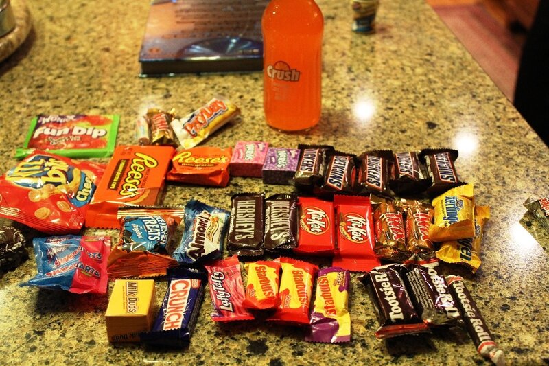 Assorted Candy Bars — Brown