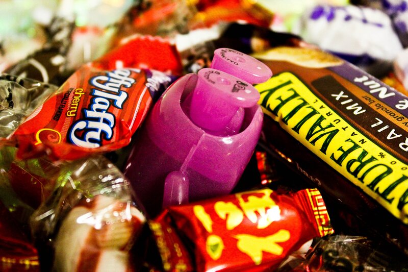 assorted candy collection