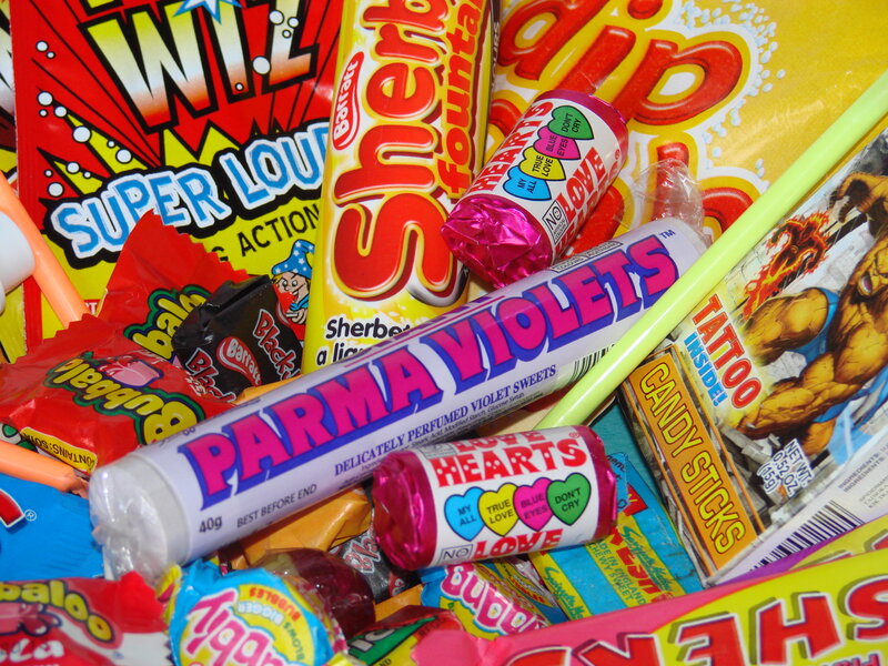 Assorted Candy Collection — Yellow, Chaotic