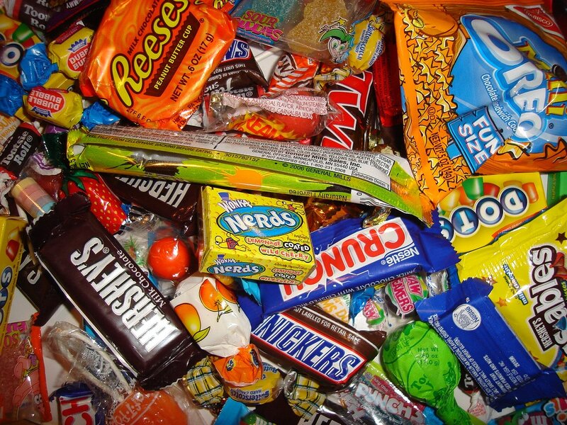 Assorted Candy Collection — Yellow
