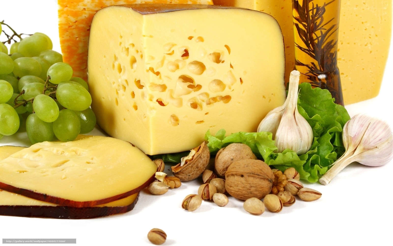 assorted cheese and nuts