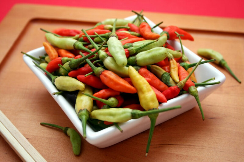 Assorted Chili Peppers — Red