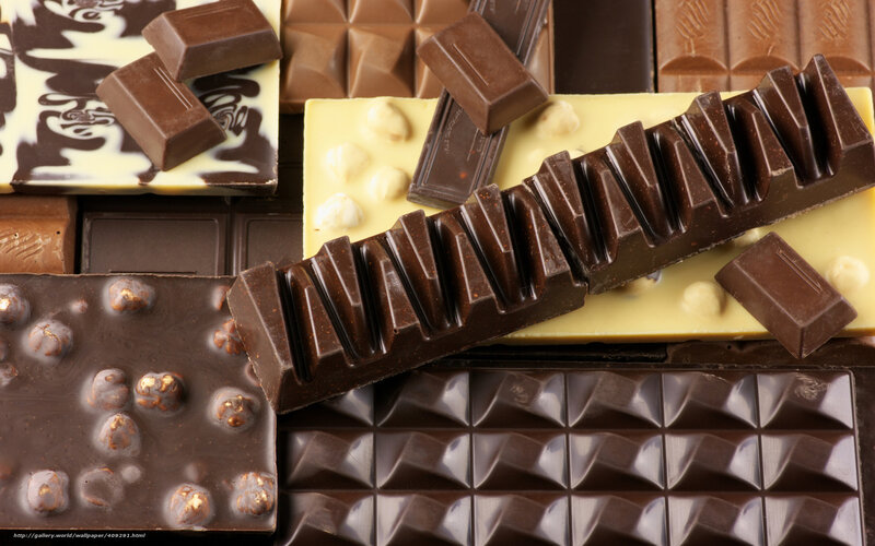 Assorted Chocolate Bars — Brown
