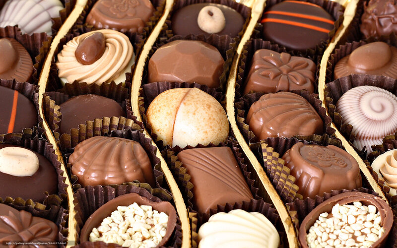 assorted chocolate candies