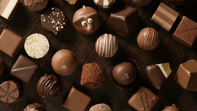 Assorted chocolate candies