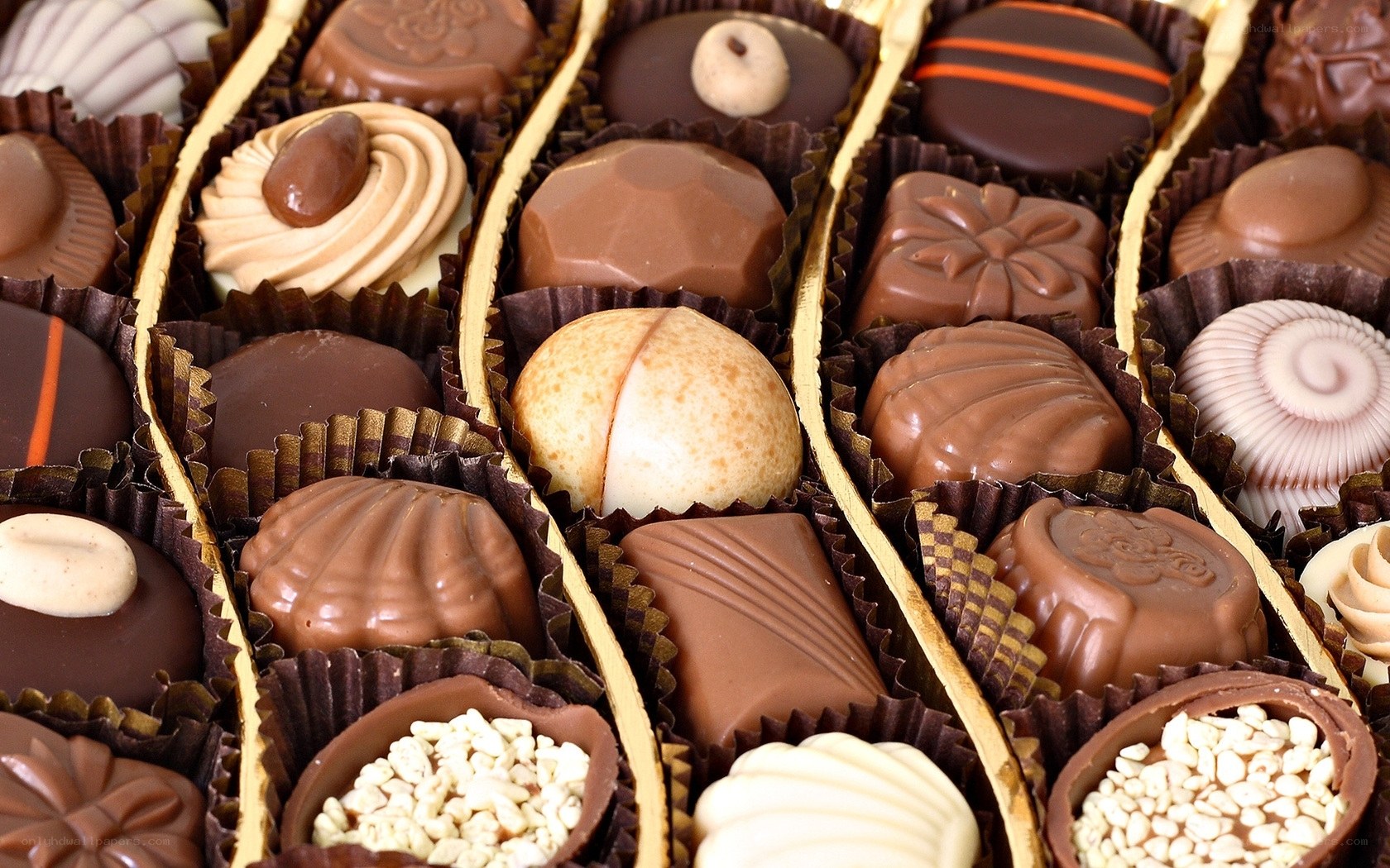 Assorted chocolate candies