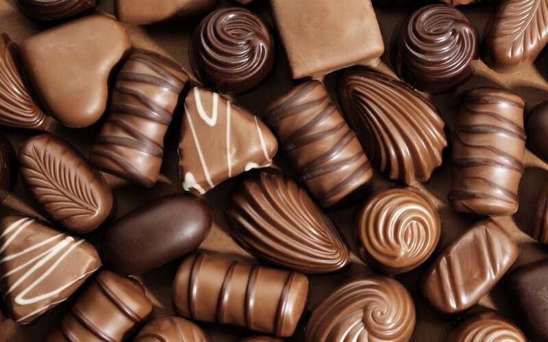 Assorted Chocolate Candies — Brown, Indulgent, Photograph, Candy, Sweet