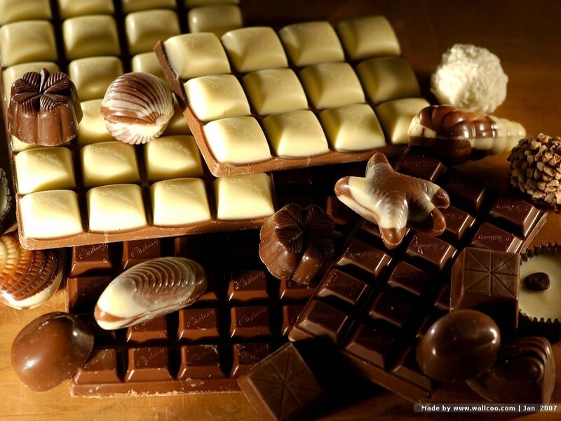 Assorted Chocolate Candies — Brown, Indulgent, Photograph, Chocolate Bars