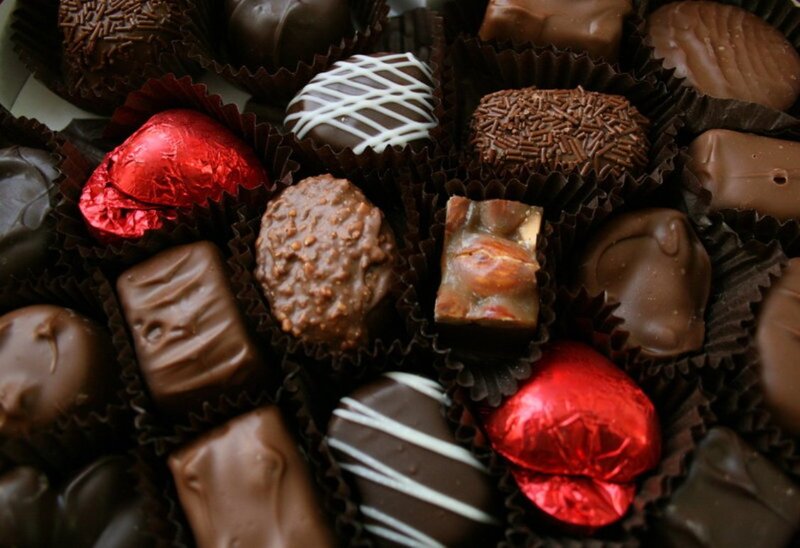 Assorted Chocolate Candies — Brown, Indulgent, Photograph, Sprinkles
